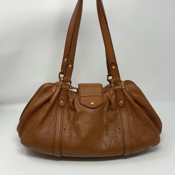 Authentic  LOUIS VUITTON Lunar PM Cognac Mahina - Picture 3 of 16